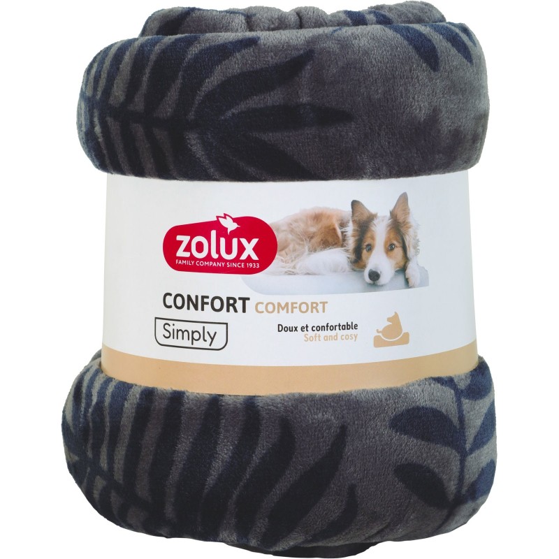 PLAID COCOON 200X150 MOTIF ANT