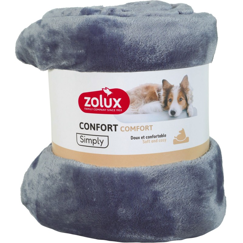 PLAID COCOON 200X150CM ANTHRA