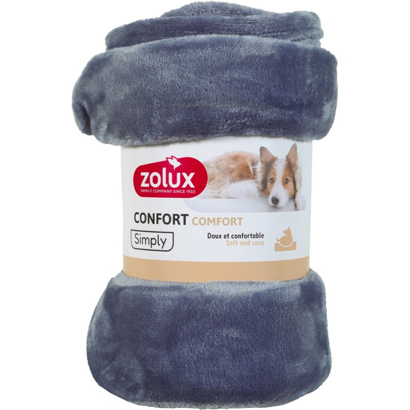 PLAID COCOON 150X100CM ANTHRA