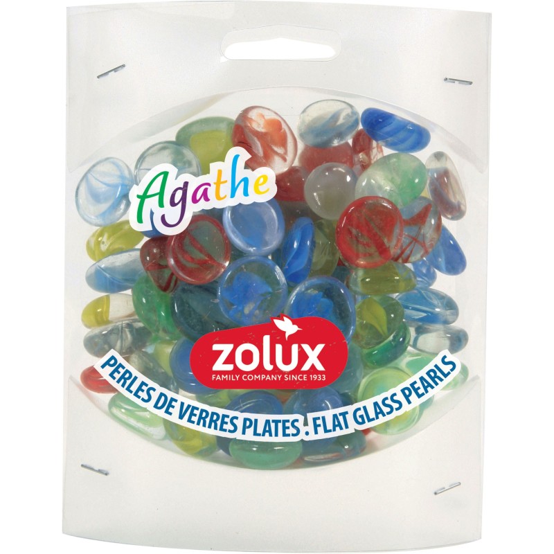 PERLES VERRE AGATHE PM    DEST