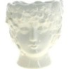 C.POT VISAGE BLANC - D17.5 H19CM