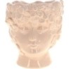 C.POT VISAGE ROSE - D17.5 H19CM