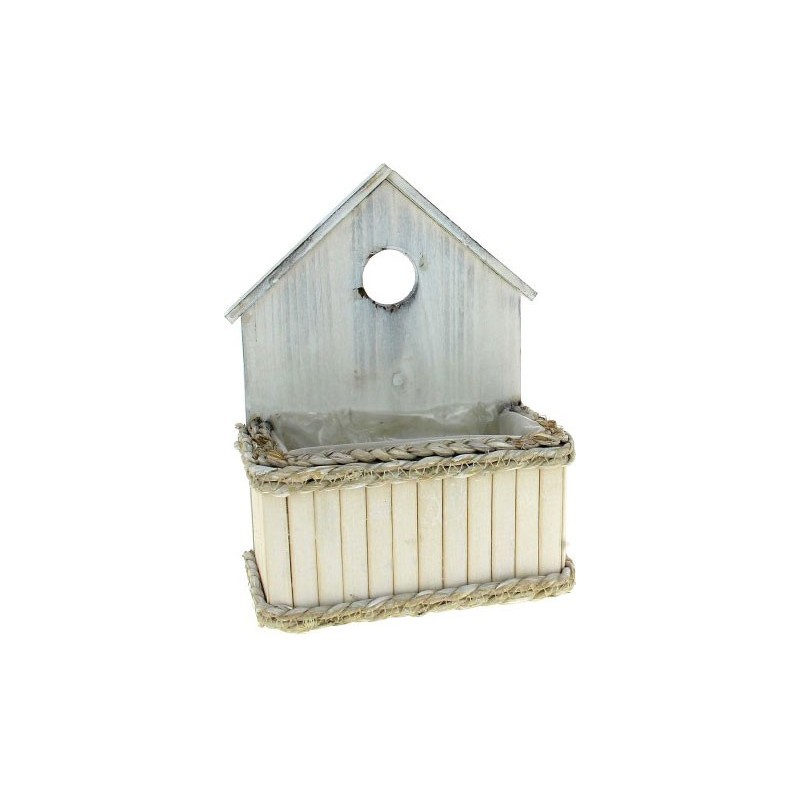 DECO BOIS BLANC - 21*10 H29CM