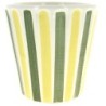 C.POT LINEA VERT/JAUNE - D29 H28CM