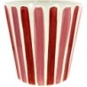 C.POT LINEA ROSE/FRAMBOISE - D29 H28CM