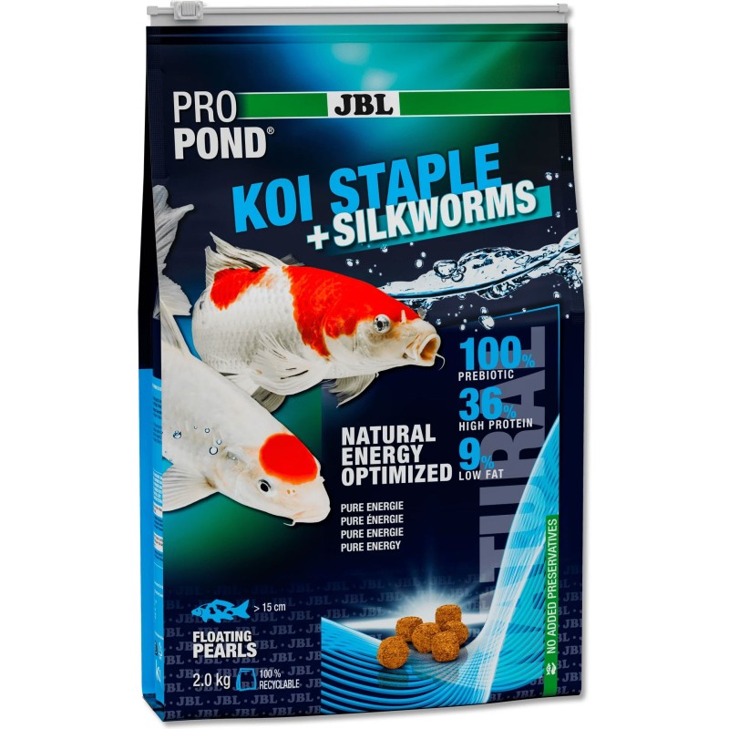 JBL PROPOND KOI STAPLE+SILKWORMS 2,0KG