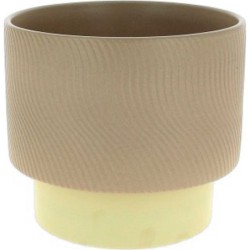 C.POT TAUPE D17.5 H15.5CM 