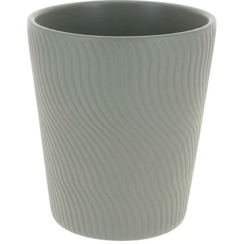 C.POT GRIS D11 H10.5CM 