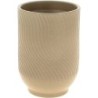 VASE BLOCAGE ORCHID TAUPE D11 H14.5CM 