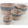 S/4 ROUND  WILLOW AND WOO CHIP BASKET