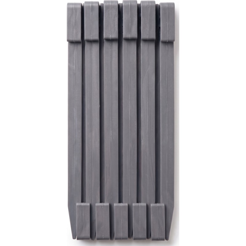 10 PIQUETS BORDURE 15 CM GRIS ANTHRACITE