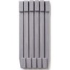 10 PIQUETS BORDURE 15 CM GRIS CLAIR