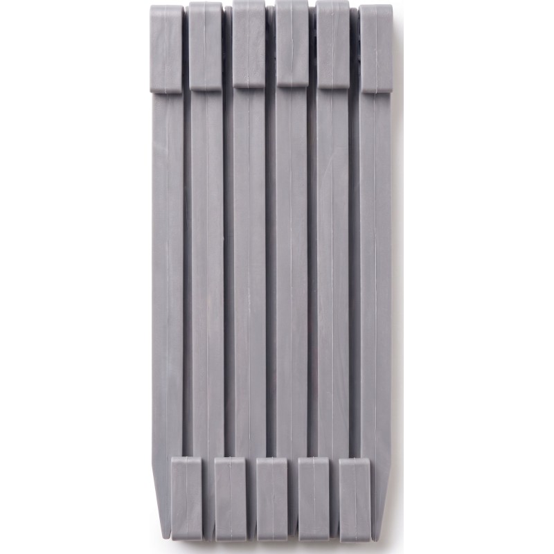 10 PIQUETS BORDURE 7.5 CM GRIS CLAIR