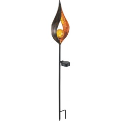LAMPE SOLAIRE FLAMME 80 CM