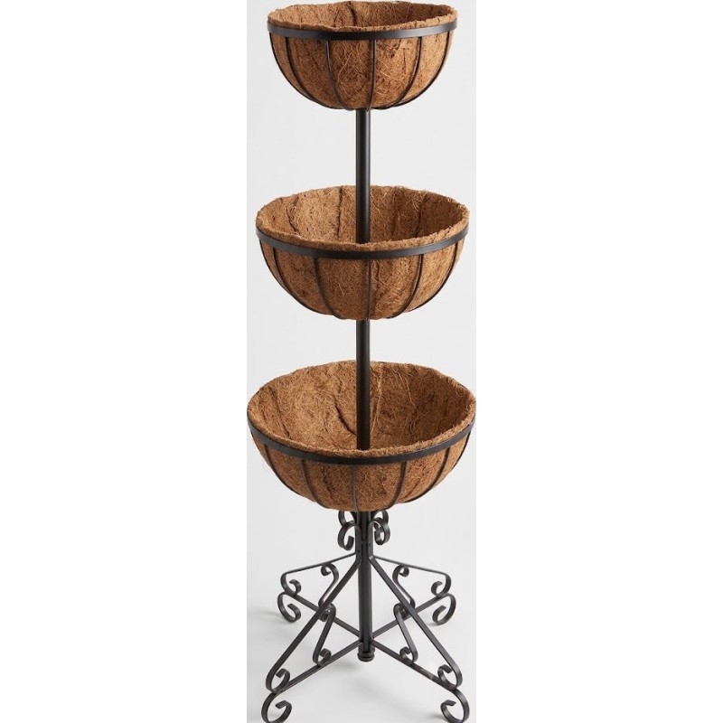 JARDINIERE COCO 3 ETAGES 40.5X40.5X110 CM
