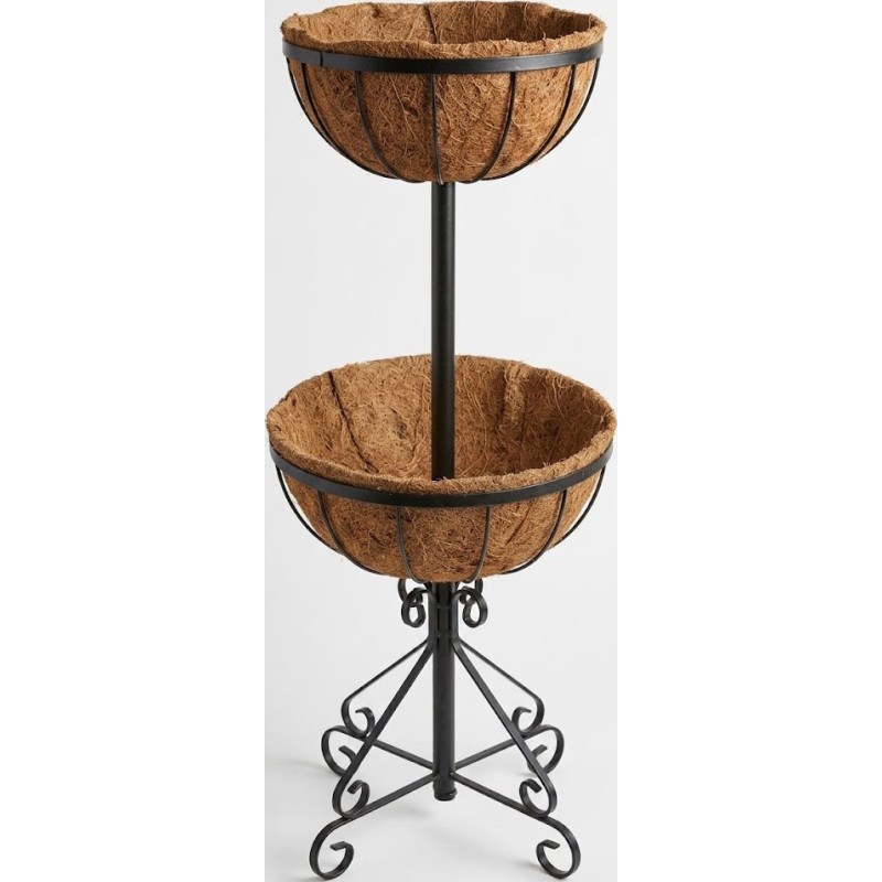 JARDINIERE COCO 2 ETAGES 35.5X35.5X80 CM