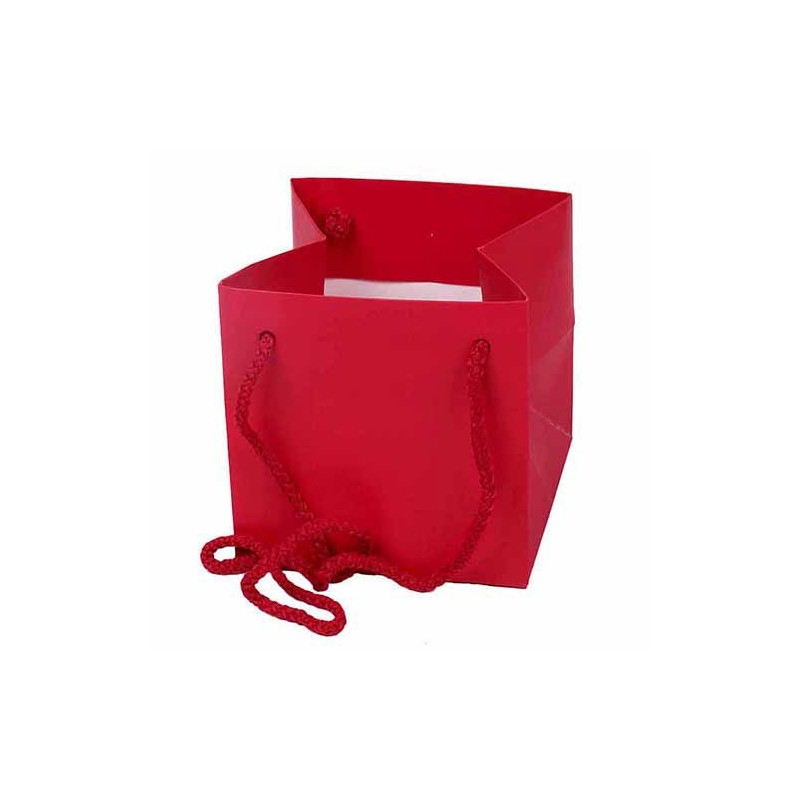SAC CADOC ROUGE 18 X 16 CM - PAQUET DE 50