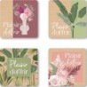 ETIQUETTES PLAISIR D'OFFRIR 4 MOTIFS D35MM BOITE DE 500