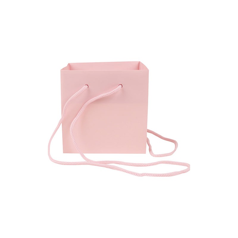 SAC CADOC ROSE POUDRÉ 18 X 16 CM - PAQUET DE 50