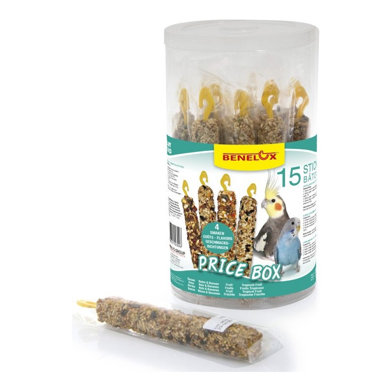 PRICE BOX 15 BAGUETTES PERRUCHES