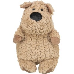 CHIEN, ROND, 30 CM, BRUN