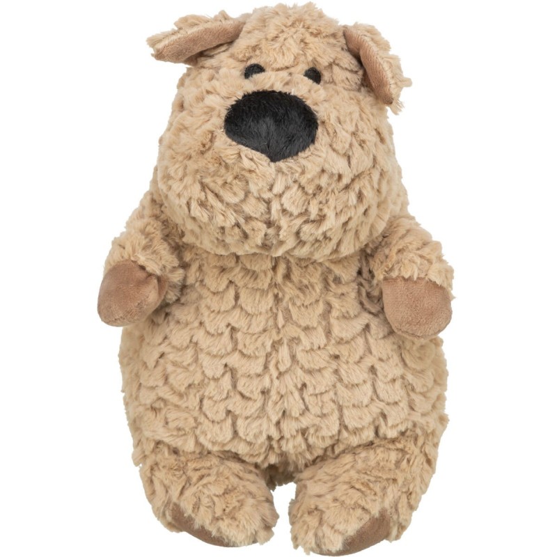 CHIEN, ROND, 30 CM, BRUN
