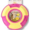 JOUET CHIEN TPR FRISBEE JAUNE 23CM