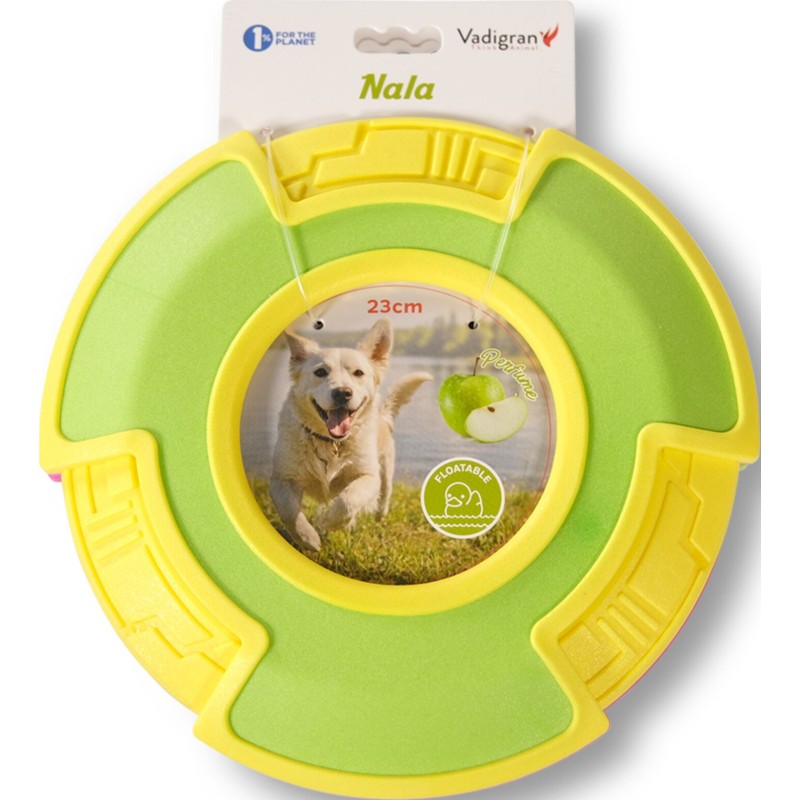 JOUET CHIEN TPR FRISBEE VERT 23CM