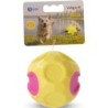 JOUET CHIEN TPR BALLE JAUNE 9CM