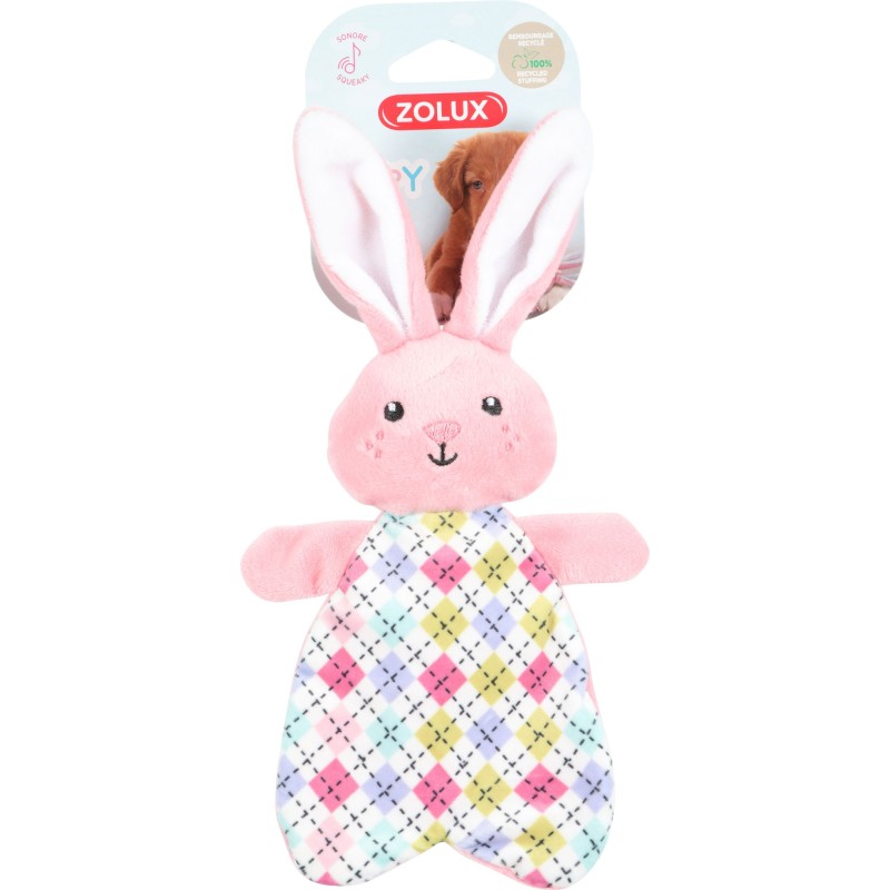 JOUET PELU PUP TINY DEBOUT ROS