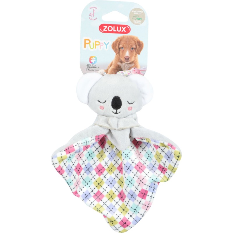 JOUET PELU PUP TINY DOUDOU GRI