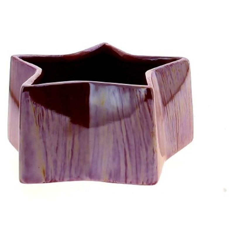 COUPE ETOILE ROUGE IRISE D20 H9.5CM