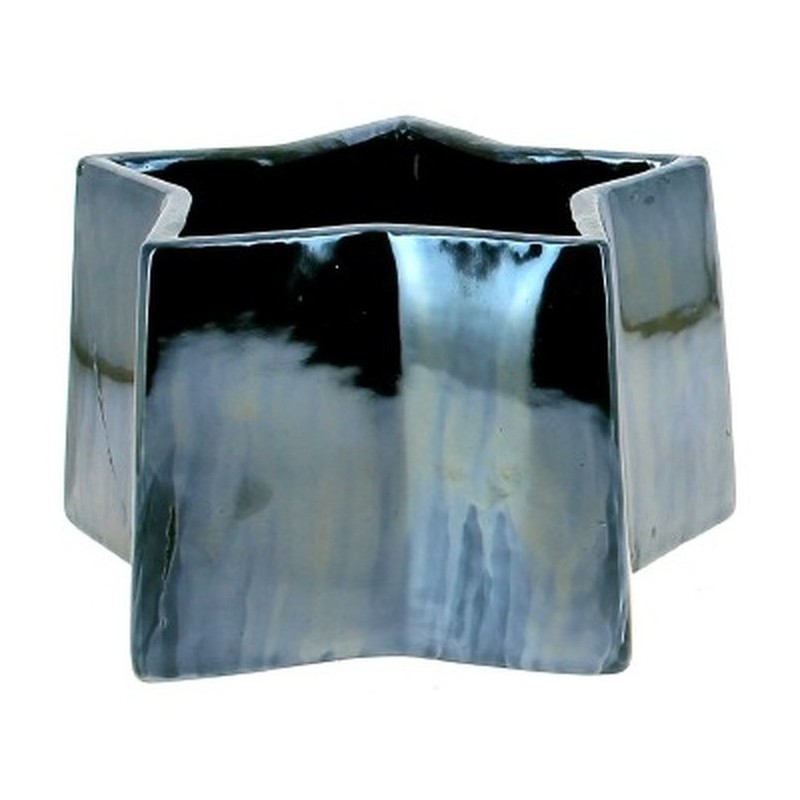 COUPE ETOILE VERT IRISE D20 H9.5CM