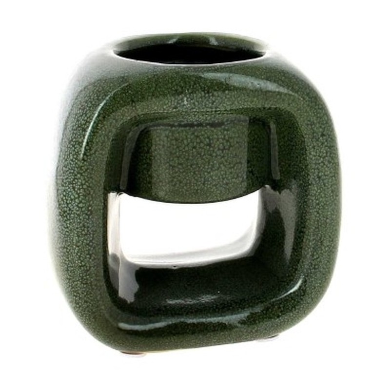 VASE DECO VERT 15*10 H15CM