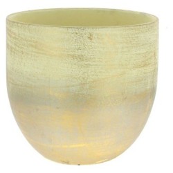 C.POT BASE ARGENT D20 H20CM