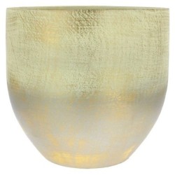 C.POT BASE ARGENT D28 H28CM