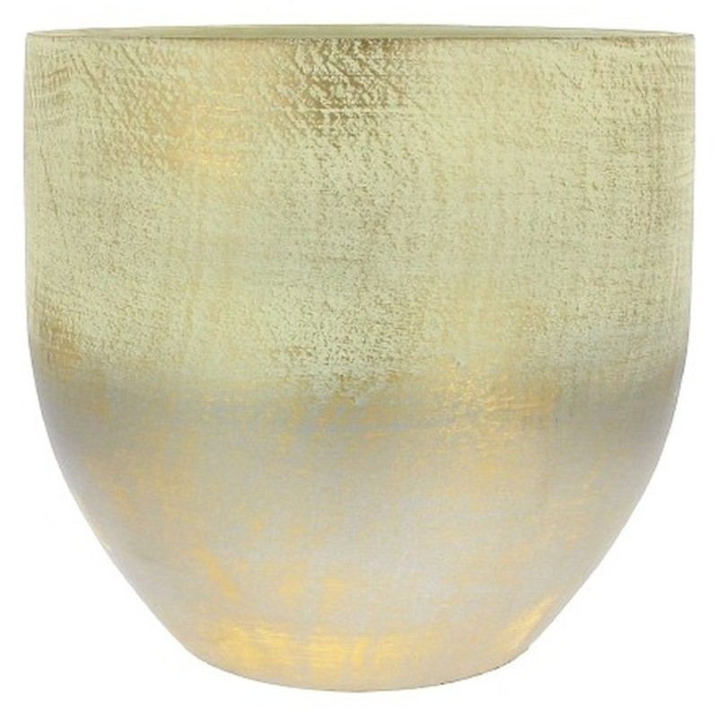 C.POT BASE ARGENT D28 H28CM