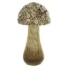 DECO CHAMPIGNON EFFET BOIS D23 H46CM