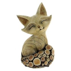 DECO RENARD EFFET BOIS...