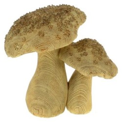 DECO CHAMPIGNON TAUPE 23*17...