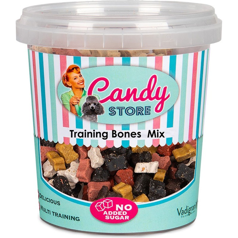 CANDY TRAINING BONES MIX SEAU 500GR (69737)*+ VADI