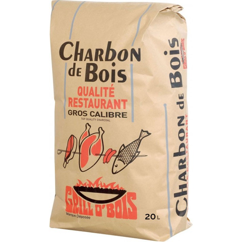 CHARBON DE BOIS 20L GRILL O' BOIS**
