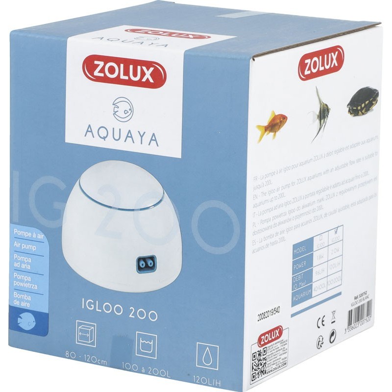 IGLOO 200 BLANC AQUAYA pompe a air**Zolux