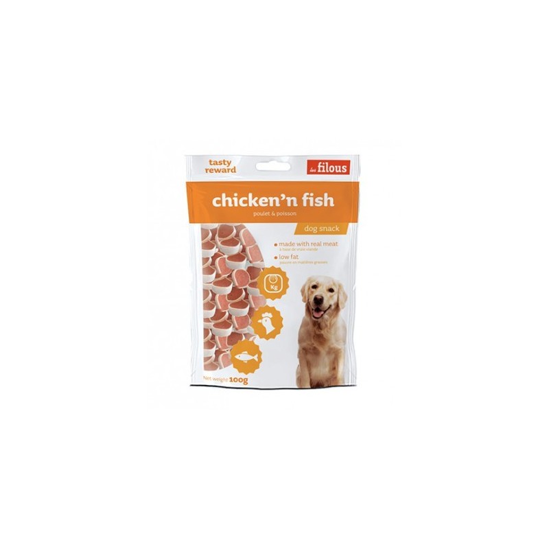 FRIANDISES POULET & POISSONS 100GR**