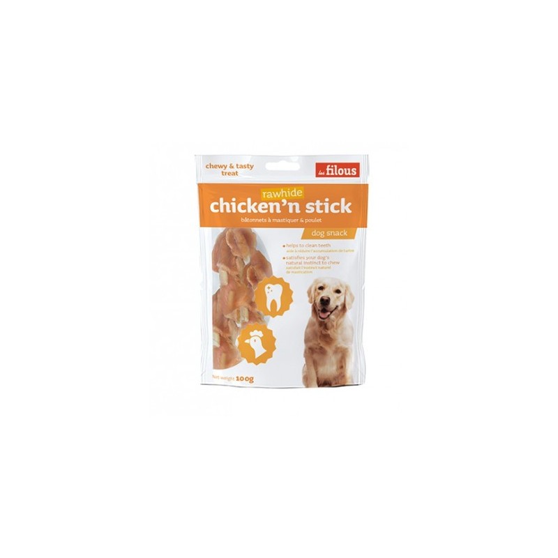 STICK ET MORCEAU DE POULET 100GR**