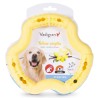 JOUET CHIEN TPR ANNEAU YELLOW VANILLE 21CM* VADI