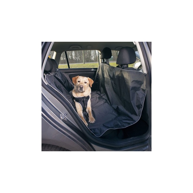 COUVERTURE POUR VOITURE 1.45x1,6m noir**+  trixie