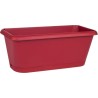 JARDINIERE CHORUS + PLATEAU CLIPSE 40 CM ROUGE RUBIS