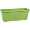JARDINIERE CHORUS + PLATEAU CLIPSE 40 CM VERT MATCHA