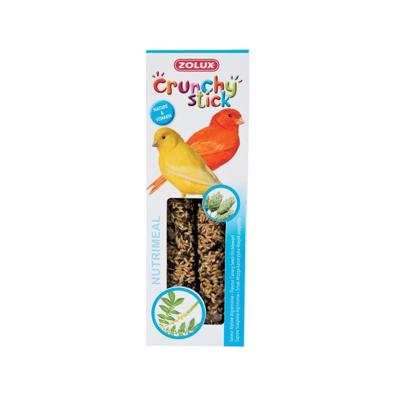 CRUNCHY STICK CANARIS AIGREMOINE 85GR*** Zolux